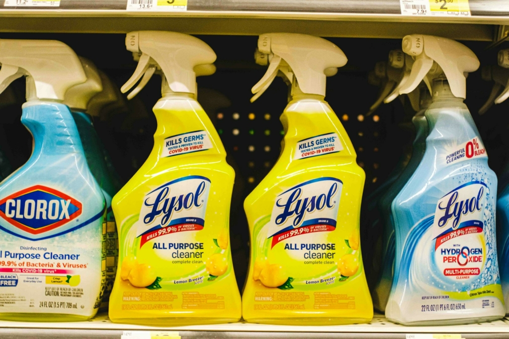 Les produits ménagers dégradent la qualité de l'air intérieur