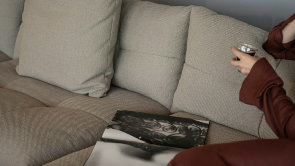 canapé pour illustrer les retardateurs de flamme organophosphorés dans l'air intérieur